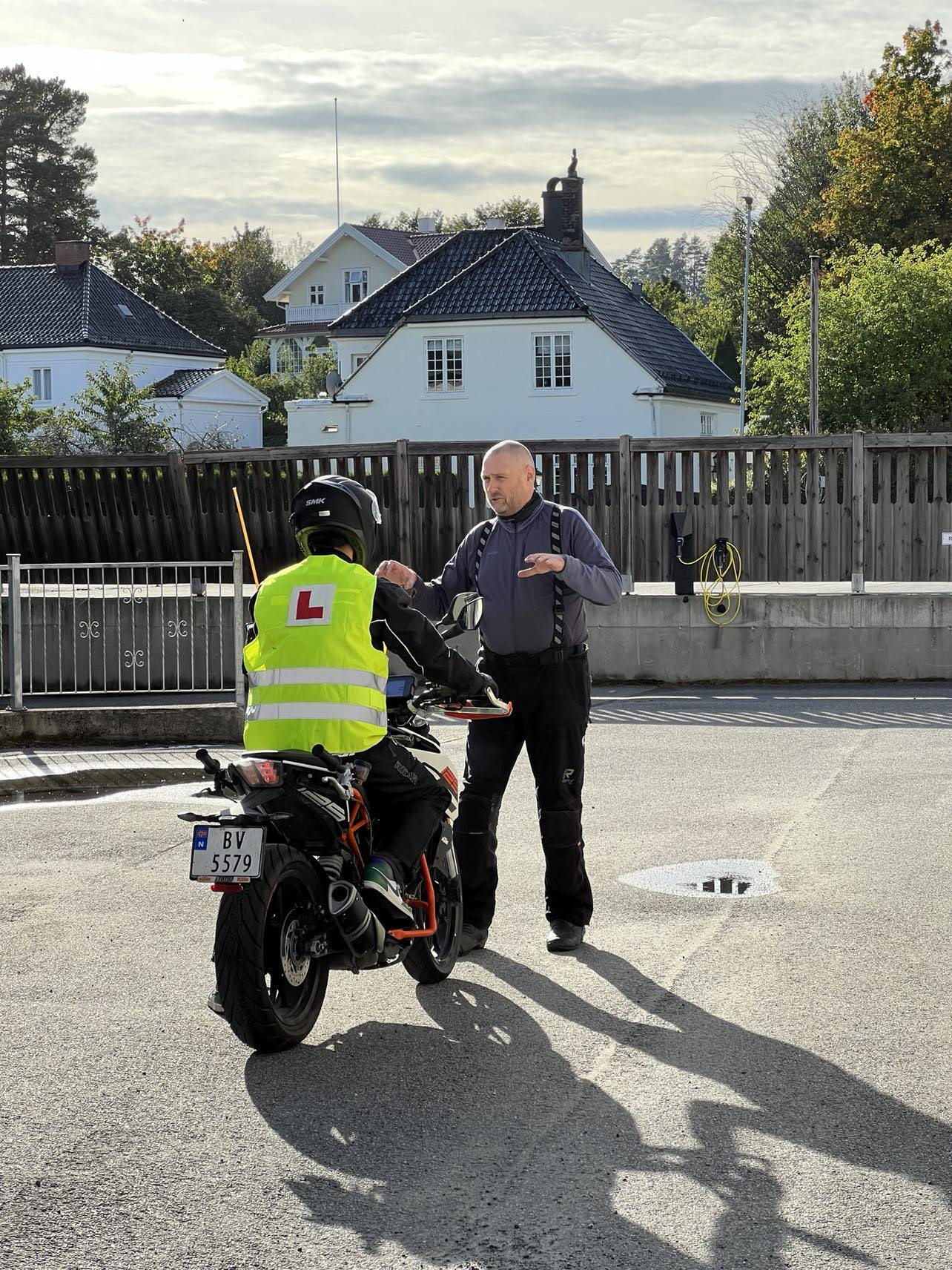 Opplaering lett motorsykkel